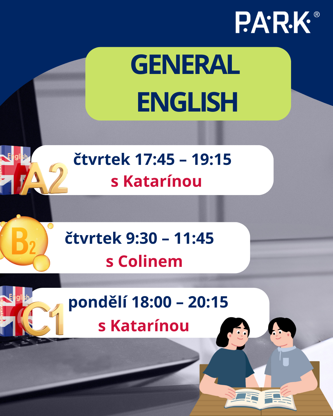 Obecná angličtina v novém semestru