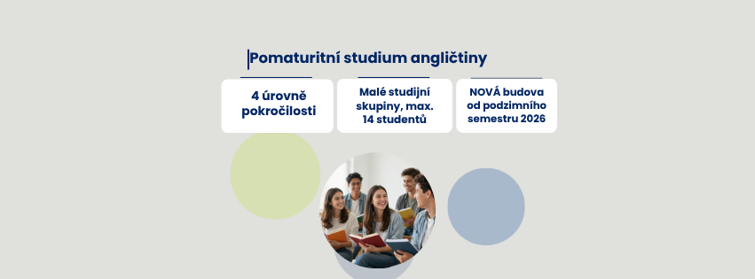 Velký zájem o pomaturitní studium 2026/2027 – přihlášky právě běží