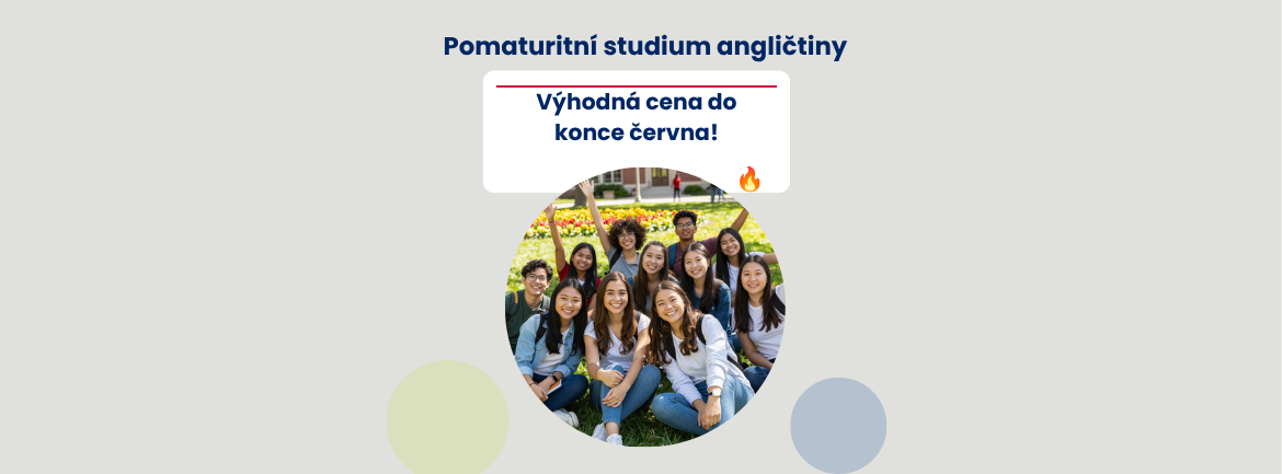 Zvýhodněná cena platí do 30. června – pomaturitní studium se rychle plní!