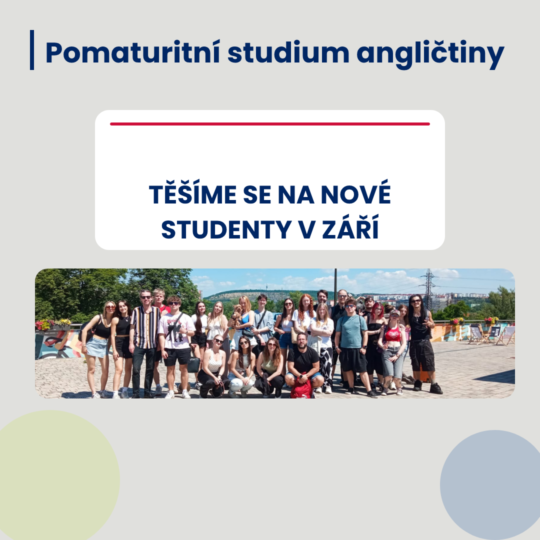 Jen do 30. června: Využijte zvýhodněnou cenu pomaturitního studia.