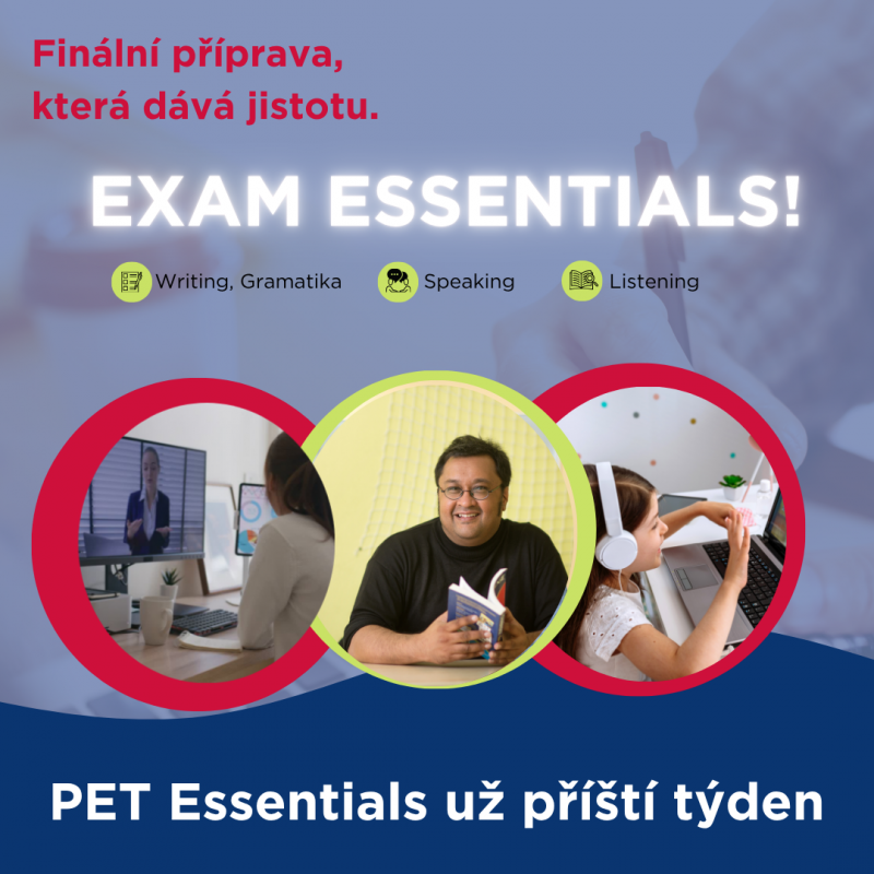 PET Exam  - krátký intenzivní kurz už příští týden